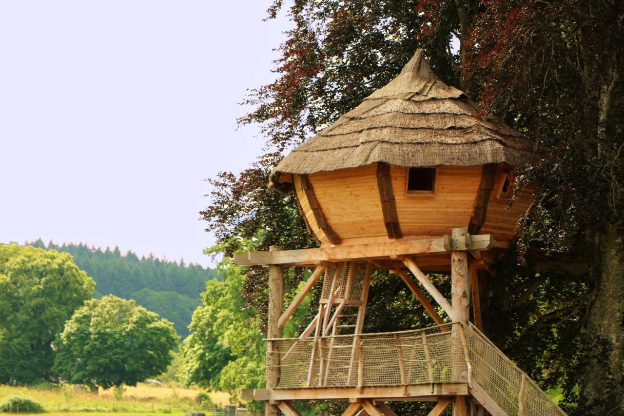Cabane Perchée dans les Arbres Saint-Hilaire-en-Morvan Extérieur photo