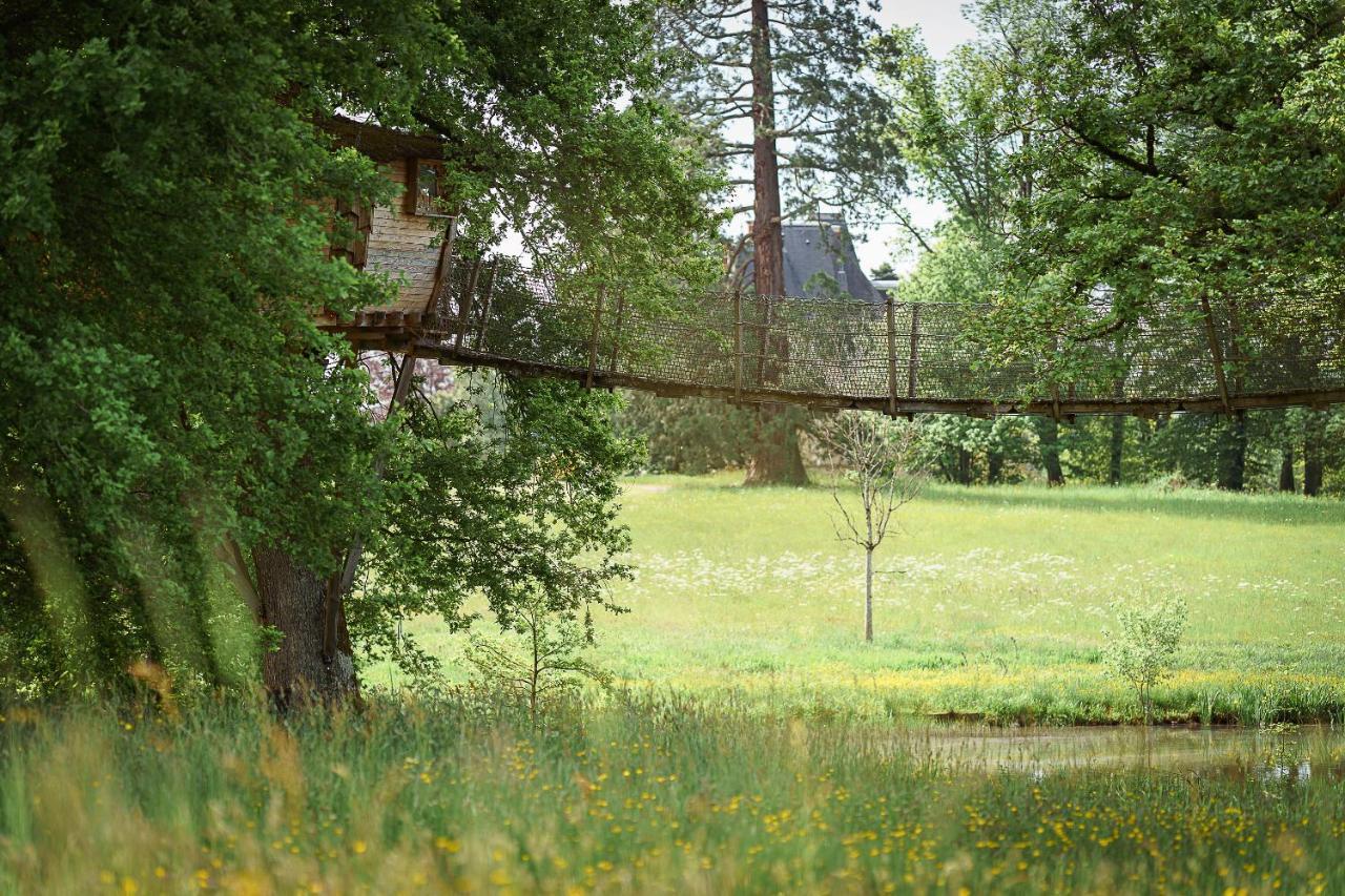 Cabane Perchée dans les Arbres Saint-Hilaire-en-Morvan Extérieur photo