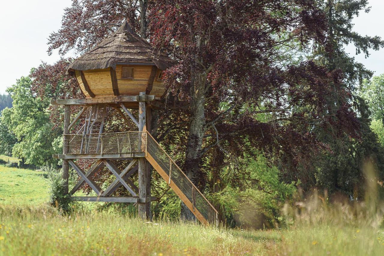 Cabane Perchée dans les Arbres Saint-Hilaire-en-Morvan Extérieur photo
