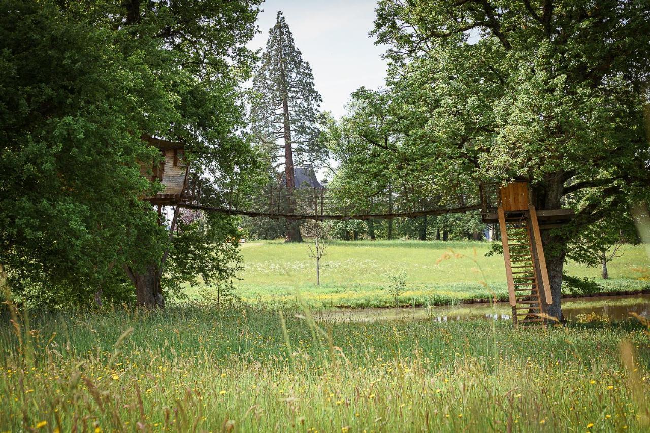 Cabane Perchée dans les Arbres Saint-Hilaire-en-Morvan Extérieur photo