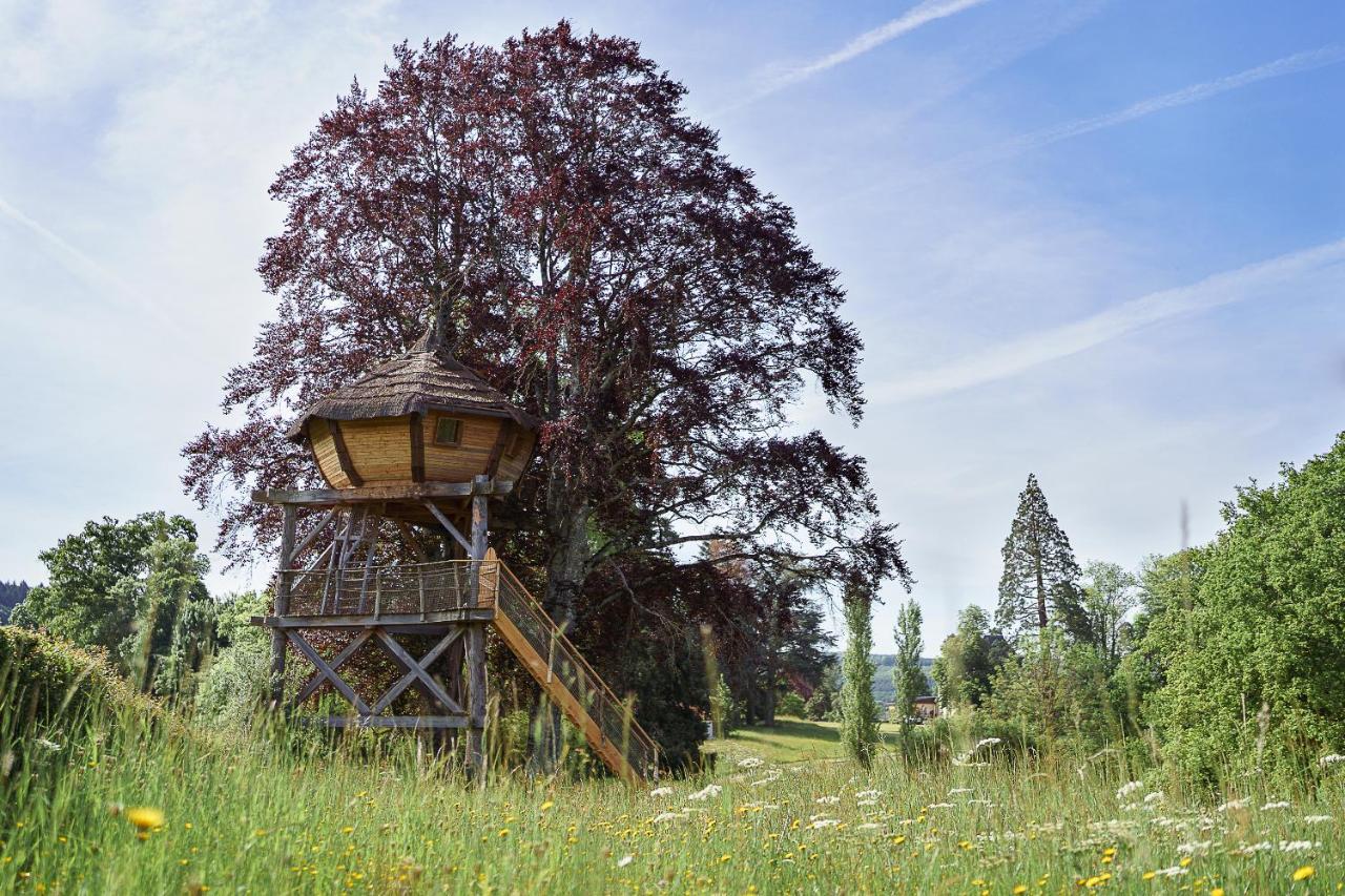 Cabane Perchée dans les Arbres Saint-Hilaire-en-Morvan Extérieur photo