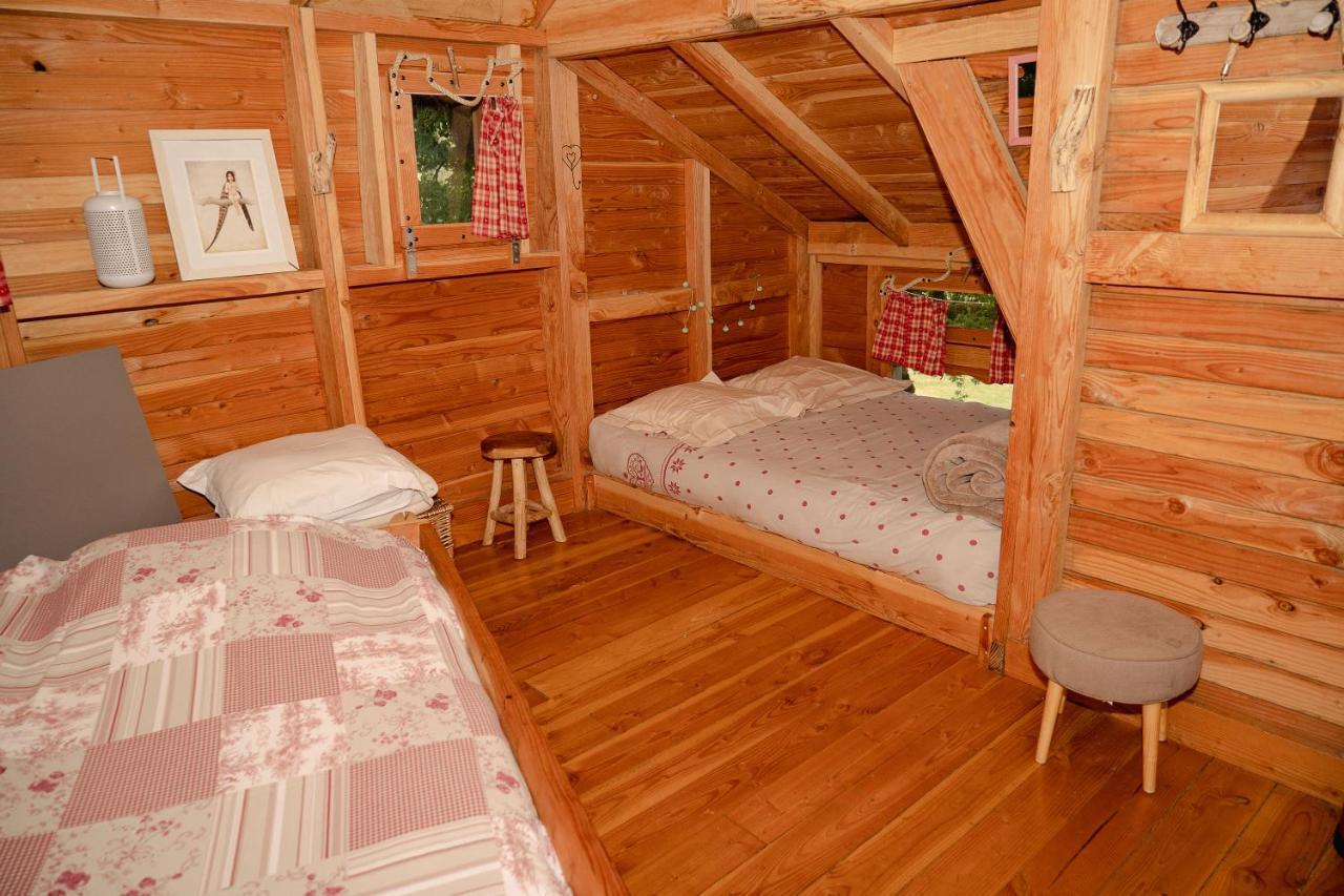 Cabane Perchée dans les Arbres Saint-Hilaire-en-Morvan Extérieur photo